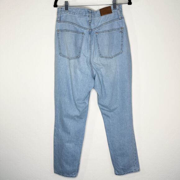 Madewell The Curvy Perfect Vintage Fitzgerald Light Wash Denim High Rise Jeans - Picture 15 of 16